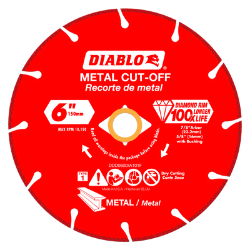 Diablo 6" Diamond Metal Cut-Off Blade 