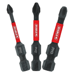 Diablo 2" Phillips Drive Bit Assorted 3 Pack