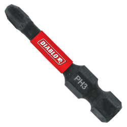 Diablo 2" #3 Phillips Drive Bits, 5 Pack