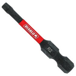 Diablo 2" #2 Square Drive Bits, 5 Pack