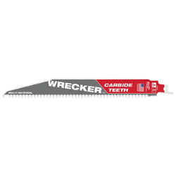 9" 6 TPI THE WRECKER with Carbide Teeth SAWZALL Blade 1PK