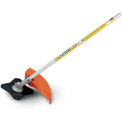 STIHL FS-KM Brushcutter with 4 Tooth Grass Blade, 2 Count