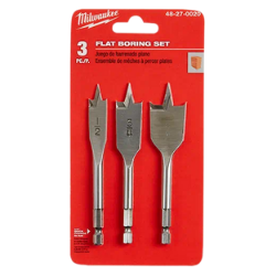 3PC Stubby Flat Boring Set