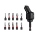 Shockwave 30° Knuckle Pivoting Bit Holder -11PC