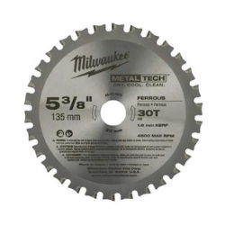 5-3/8" Metal & Stainless Cutting Circular Saw Blade