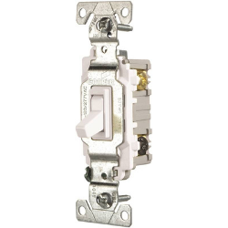 15-Amp White 3-Way Light Switch