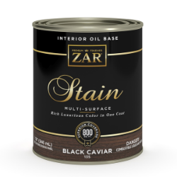 ZAR Interior Oil Base Stain, Black Caviar - 1 Quart