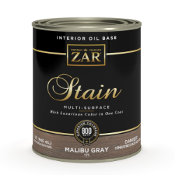 ZAR Interior Oil Base Stain, Malibu Gray - 1 Quart