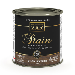 ZAR Interior Oil Base Stain, Oiled Leather - 1/2 Pint