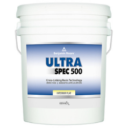 Ultra Spec 500 Interior Flat Finish, White - 5 Gallons