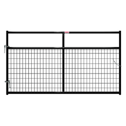  8&#8242; Wire-Filled Gate  Black