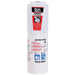 Kitchen Fire Extinguisher UL Rated 5-B:C (White)