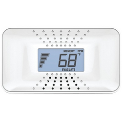 Carbon Monoxide Detector with 10-Year Battery and Digital Temp