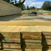 5/4 x 6 x 16 Rough Sawn Treated Pine Fence Board