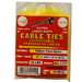 4" Yellow Cable Ties, 18 Lb. Strength - 100 Pack