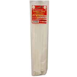 14.8" Natural Cable Ties, 50 Lb. Strength - 100 Pack