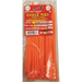 8" Orange Cable Ties, 50 Lb. Strength - 100 Pack	