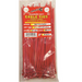 8" Red Cable Ties, 50 Lb. Strength - 100 Pack	