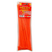 11.8" Orange Cable Tie, 100 Count - 50 Lbs