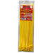 11.8" Yellow Cable Tie, 100 Count - 50 Lbs