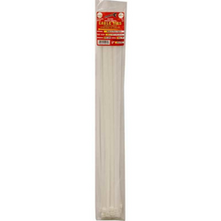 17.9" Natural Cable Tie, 25 Count - 175 Lbs