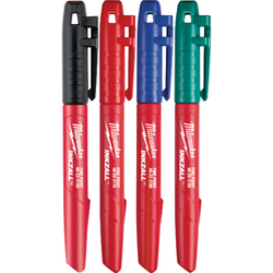 4PK Inkzall Color Fine Point Marker