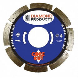 4-1/2"x70 Concrete Star Blue Segmented Small Diameter Diamond Blades