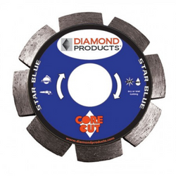 4-1/2"x.250 Star Blue Segmented Tuck Point Diamond Blades