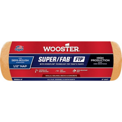 Wooster RR924 9" Super/Fab FTP 1/2" Nap Roller Cover