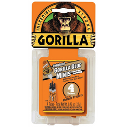 Gorilla Original Glue Minis, 4 Pack