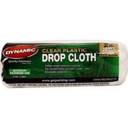 9' x 12' 2mil Clear Plastic Rolled Drop Cloth