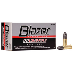 CCI Ammunition Blazer Rimfire .22 Long Rifle, 50 Rounds