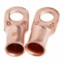 Lug for #1/0 Cable, 3/8" Stud, Premium Copper