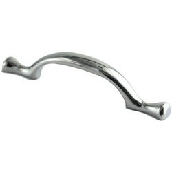 3" Polished Chrome Arch Drawer Pull