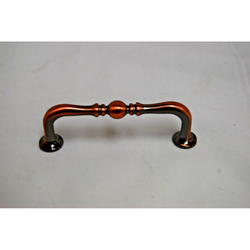 3" Solid Brass Antique Copper Drawer Pull