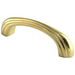 3" Polished Brass Arch Drawer Pull