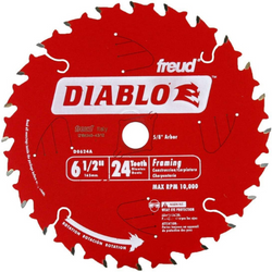 6-1/2" 24T Diablo Framing Saw Blade