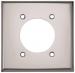 DRYER RECEPTACLE PLATE CHROME 2G