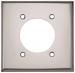 DRYER RECEPTACLE PLATE CHROME 2G