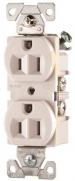 DUPLEX RECEPTACLE 15A COMM WHITE