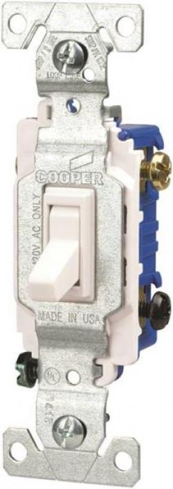 TOGGLE SWITCH 3-WAY 1G WHITE