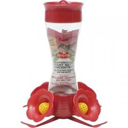 GLASS HUMMINGBIRD FEEDER 8 OZ