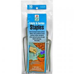 10PK METAL GARDEN STAPLES